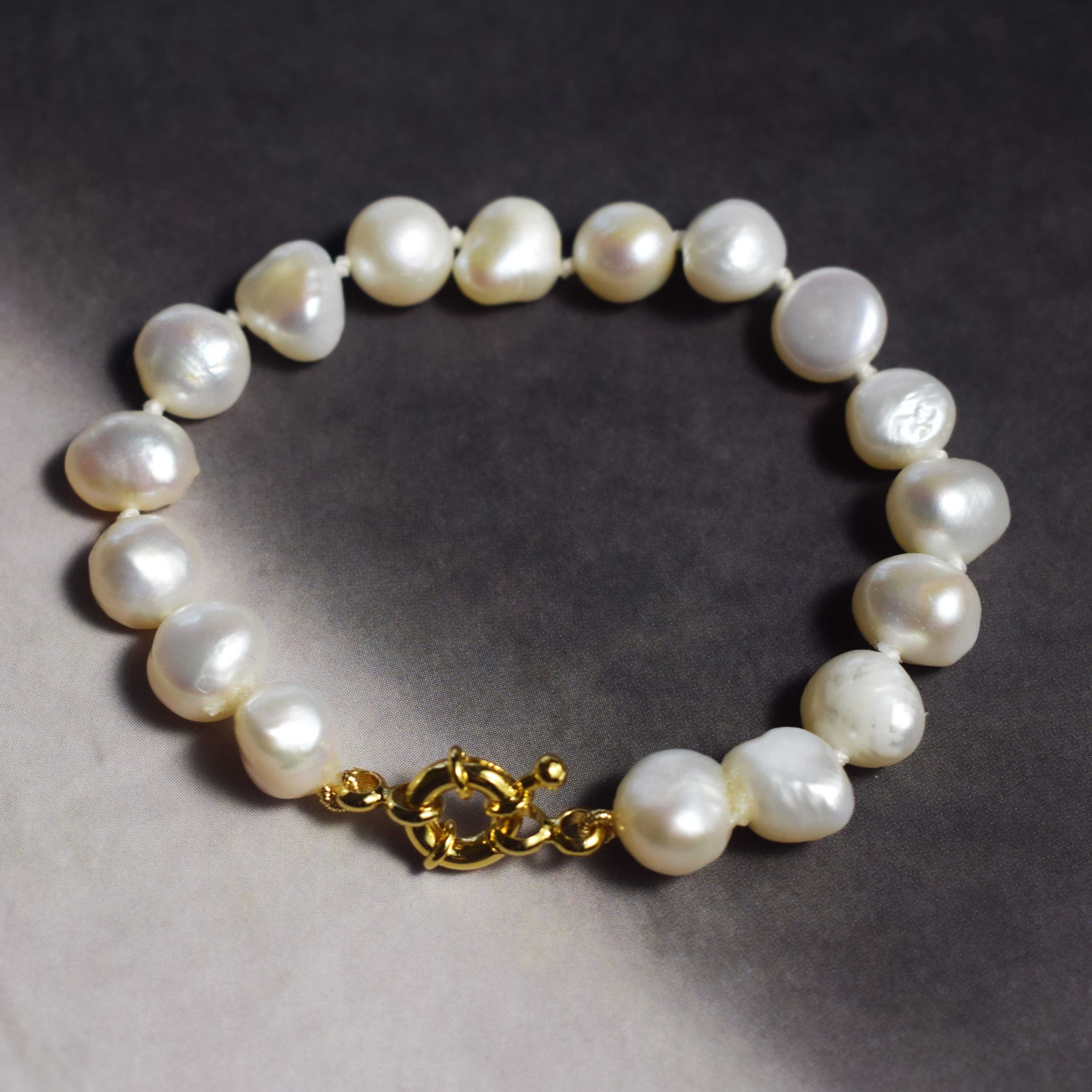 Pulseira Pérola Barroca (encomenda)